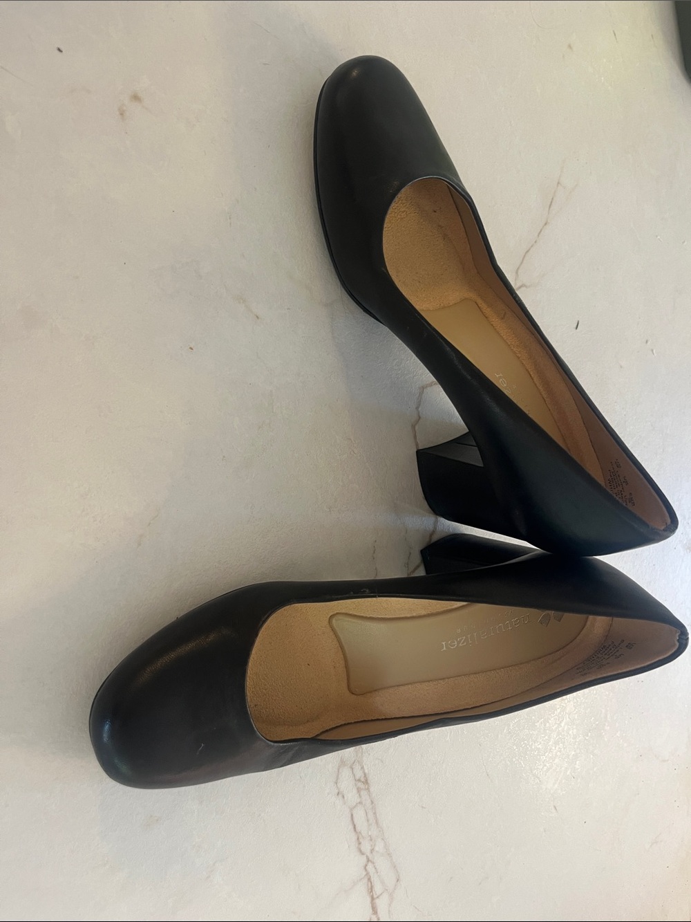 Classic Black Women's Block Heel Pumps